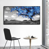 Toile - Blue Tree